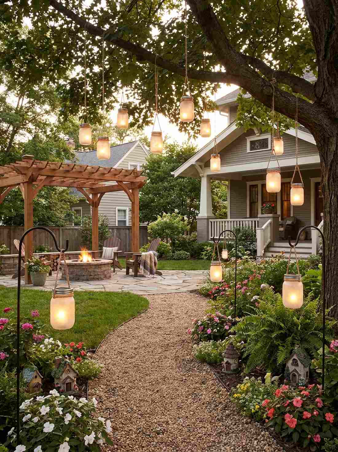 solar jar lights