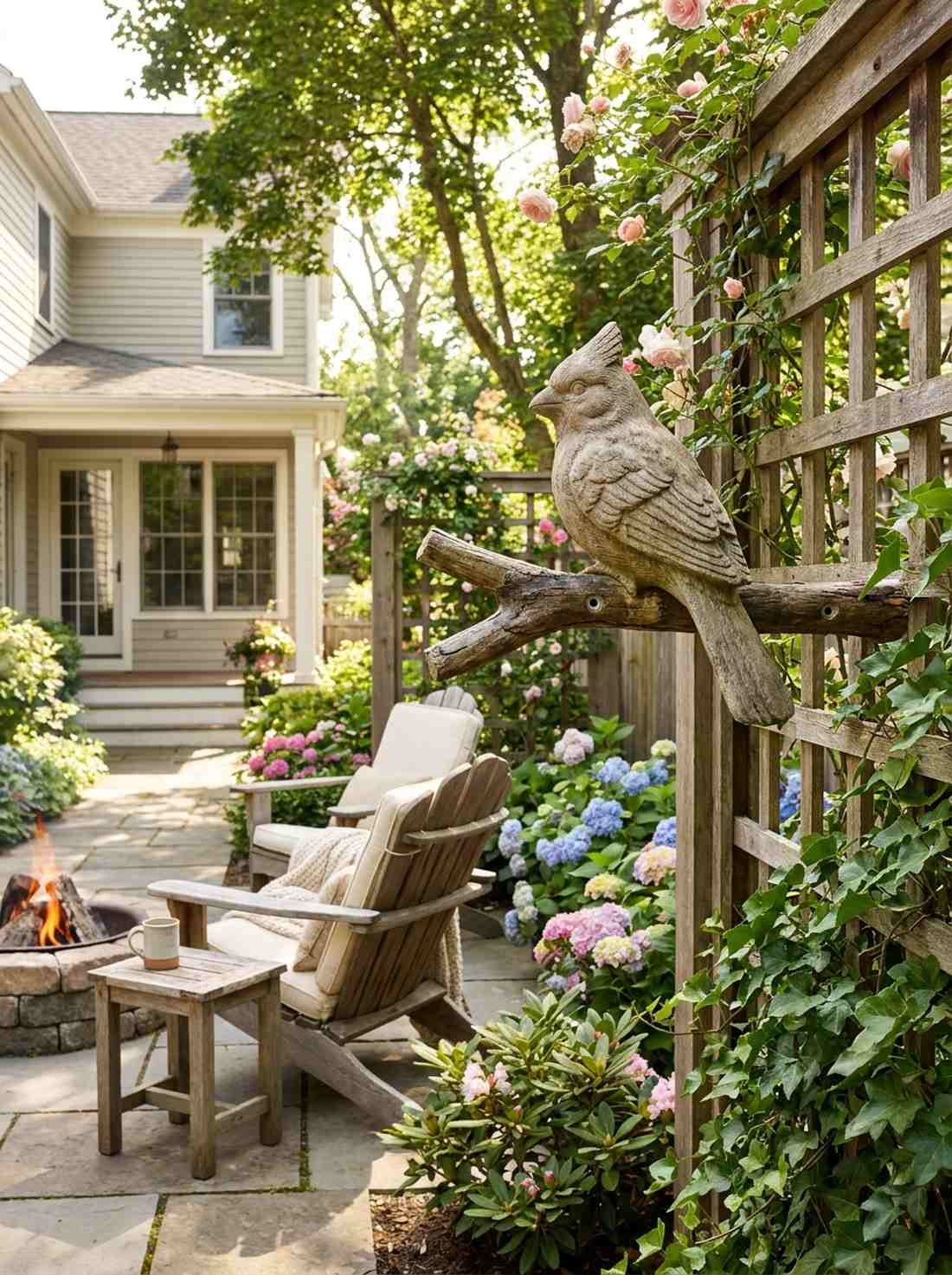 songbird on branch