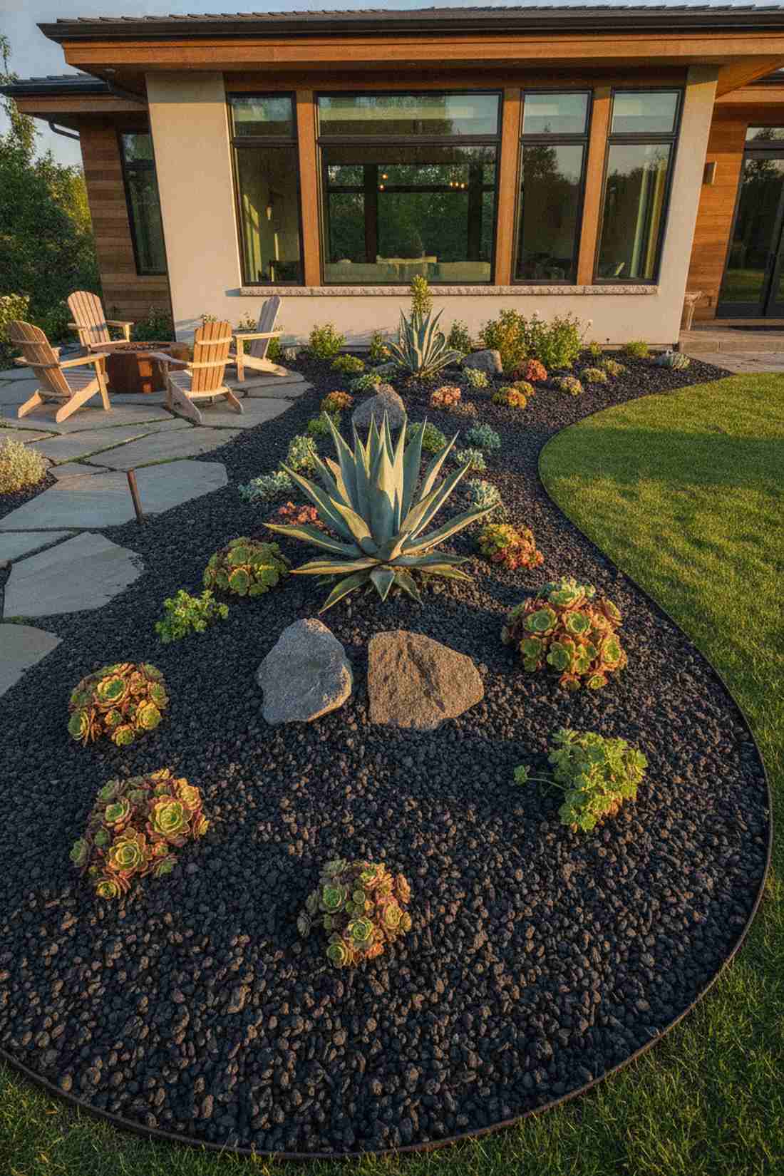 succulent showcase bed