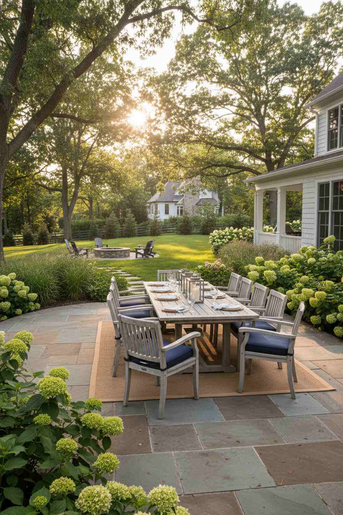teak dining set for outdoor meals
