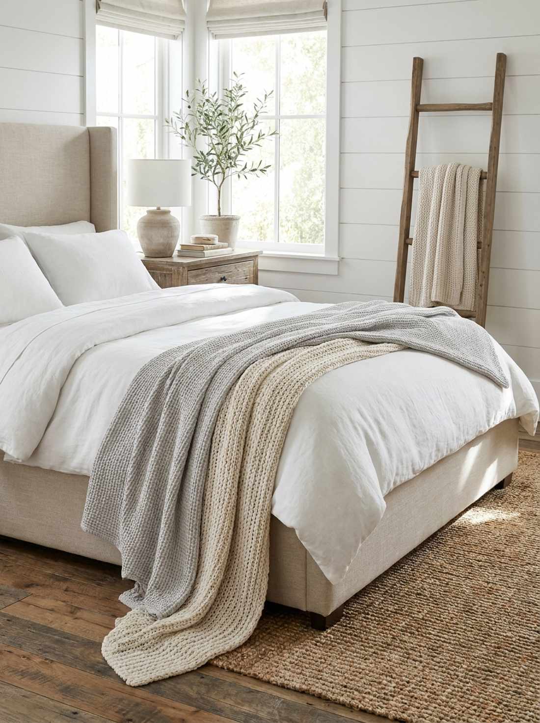 throw blanket draping methods