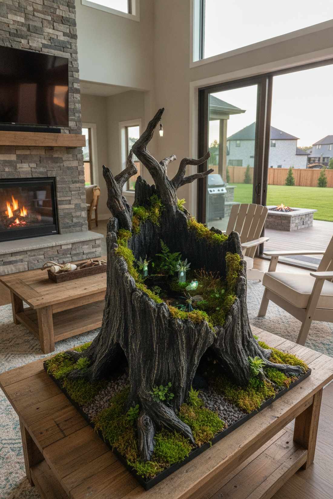 tree stump hollow