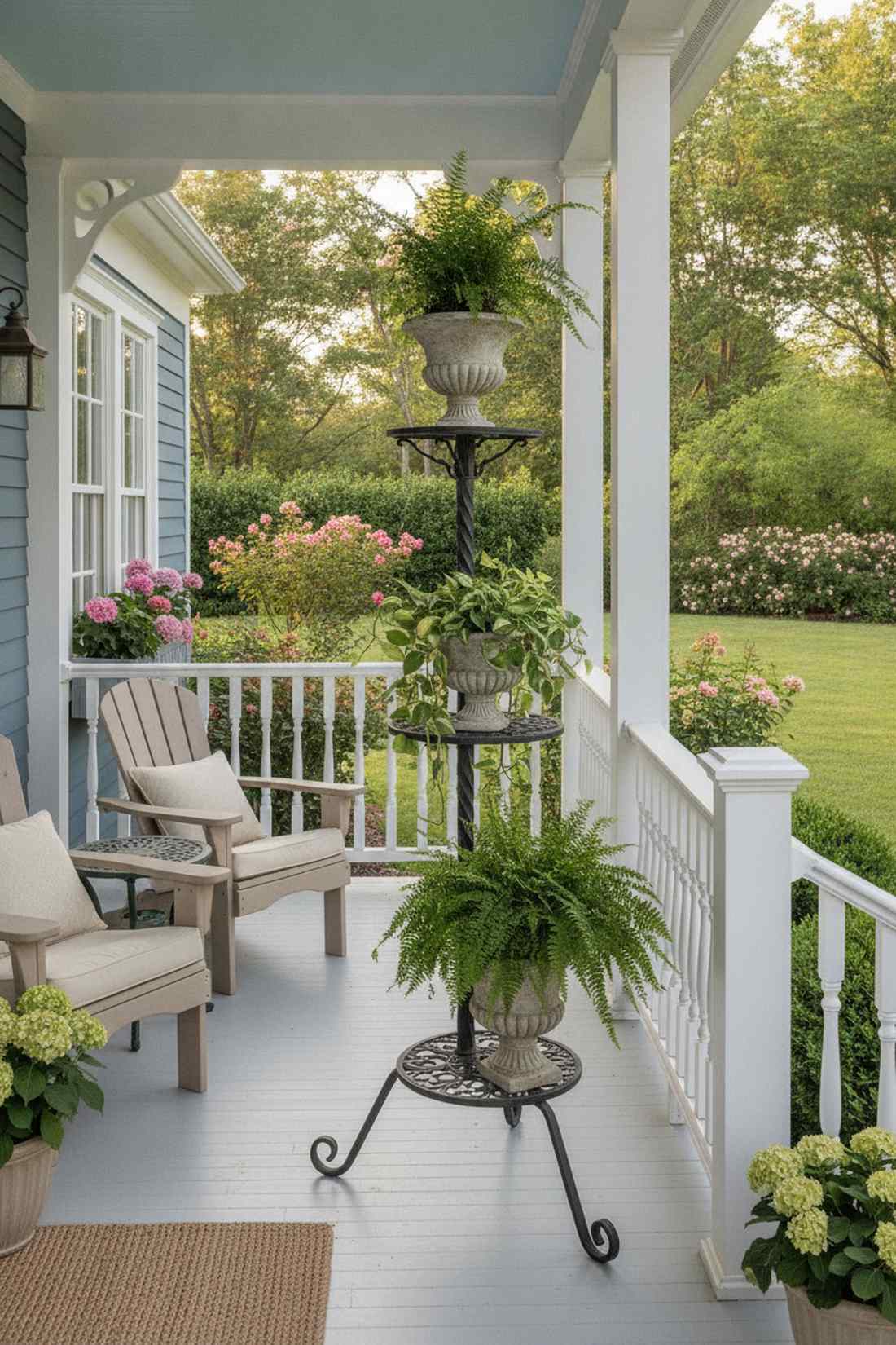 victorian fern stand with three tiers
