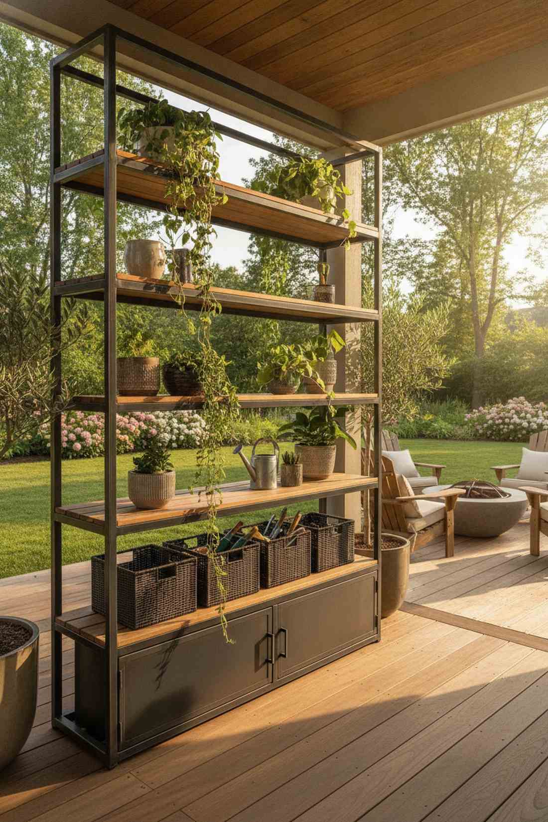 wall leaning planter frames