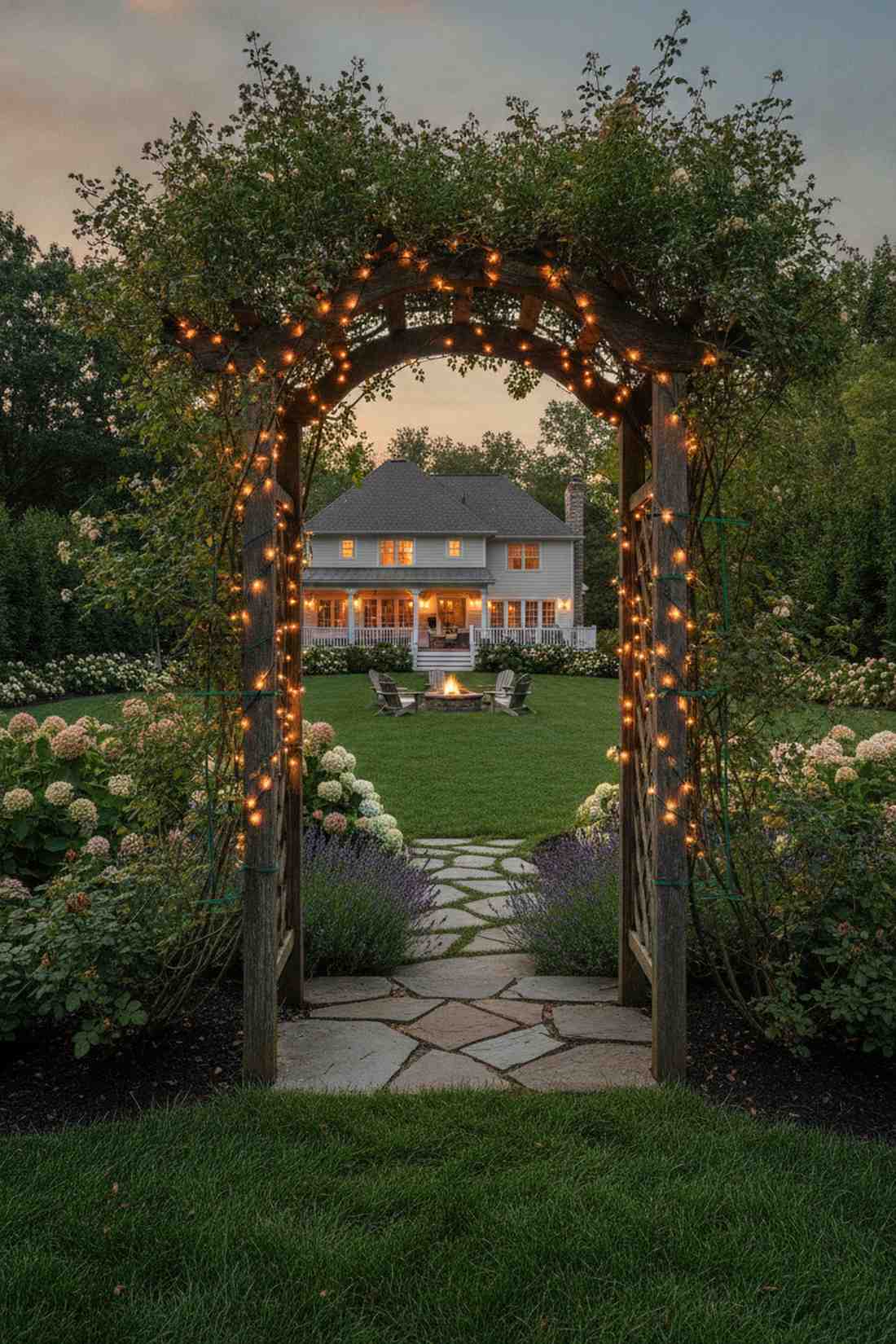 arbor archway framing