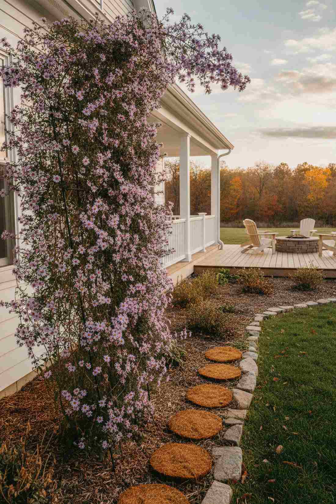 climbing carolina aster