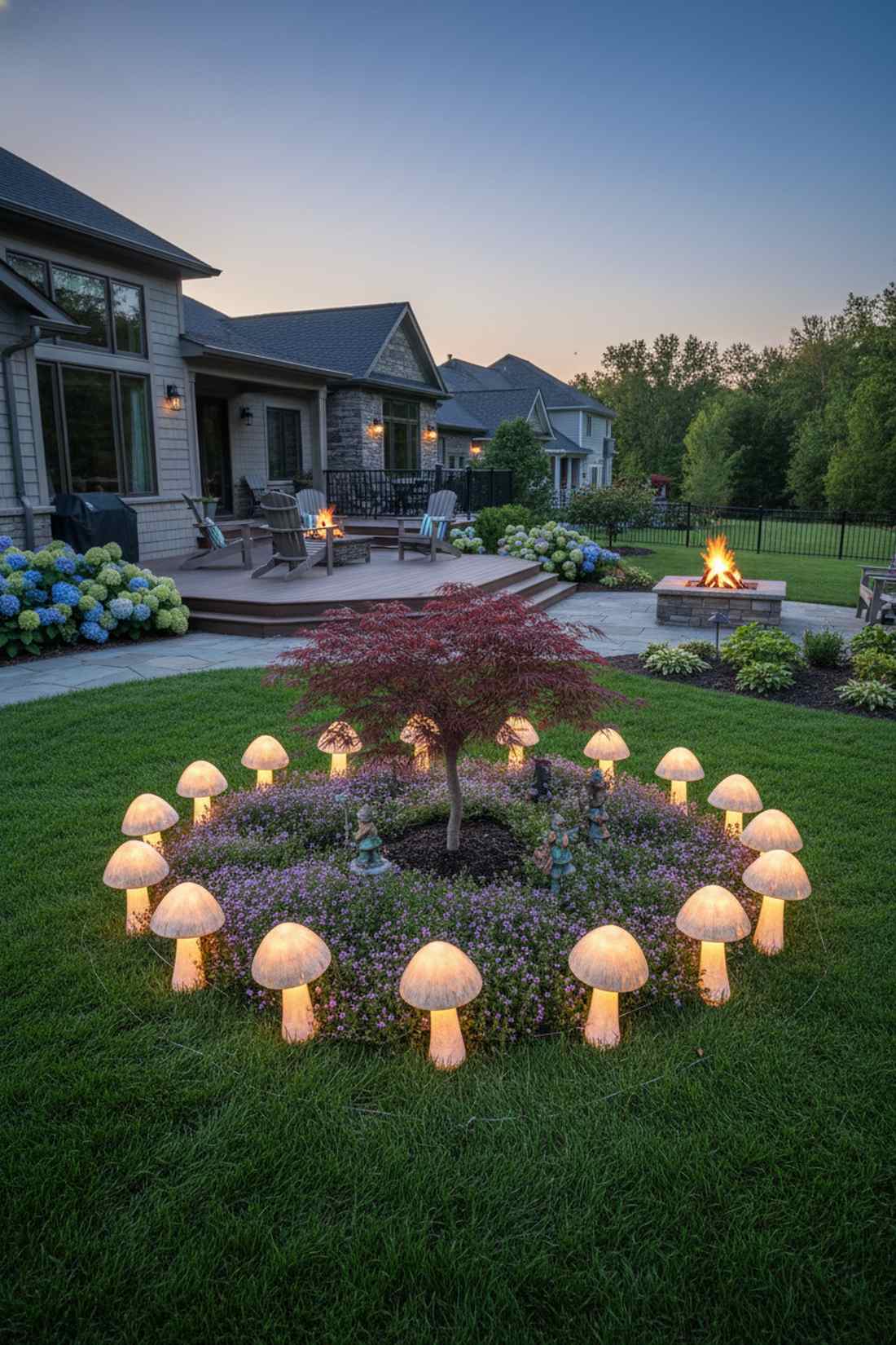 fairy ring mushroom arrangements