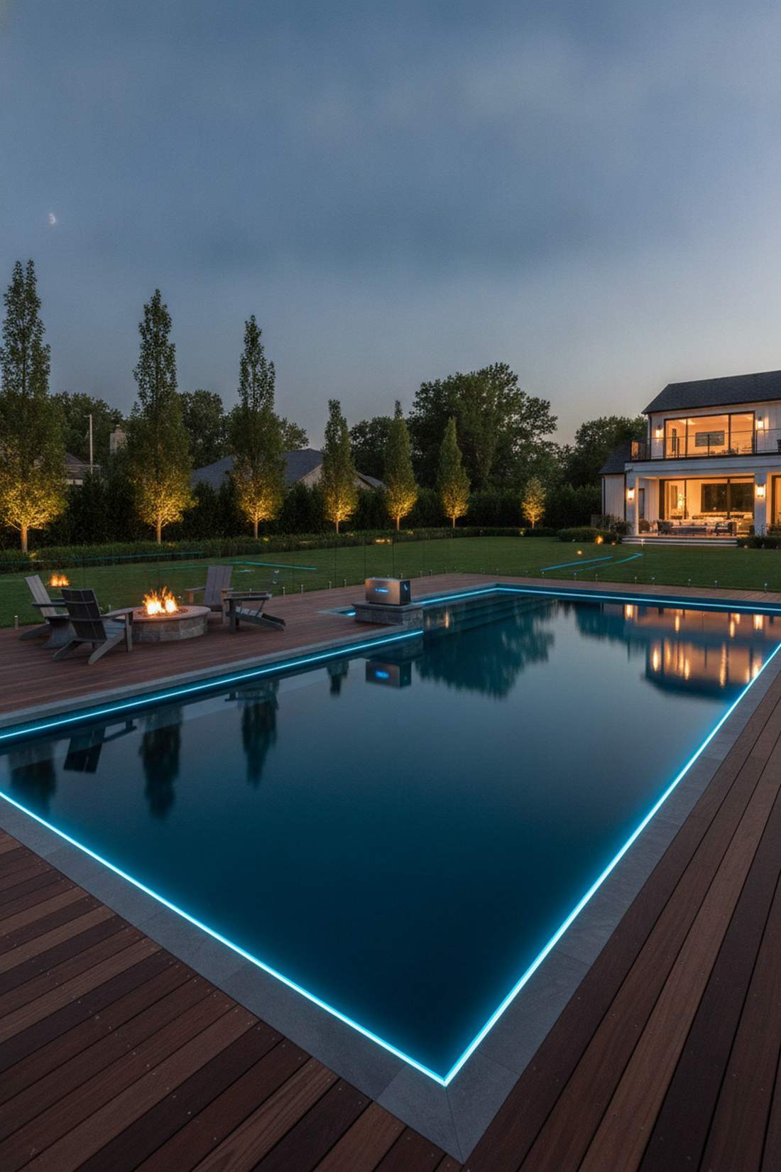 fiber optic perimeter glow