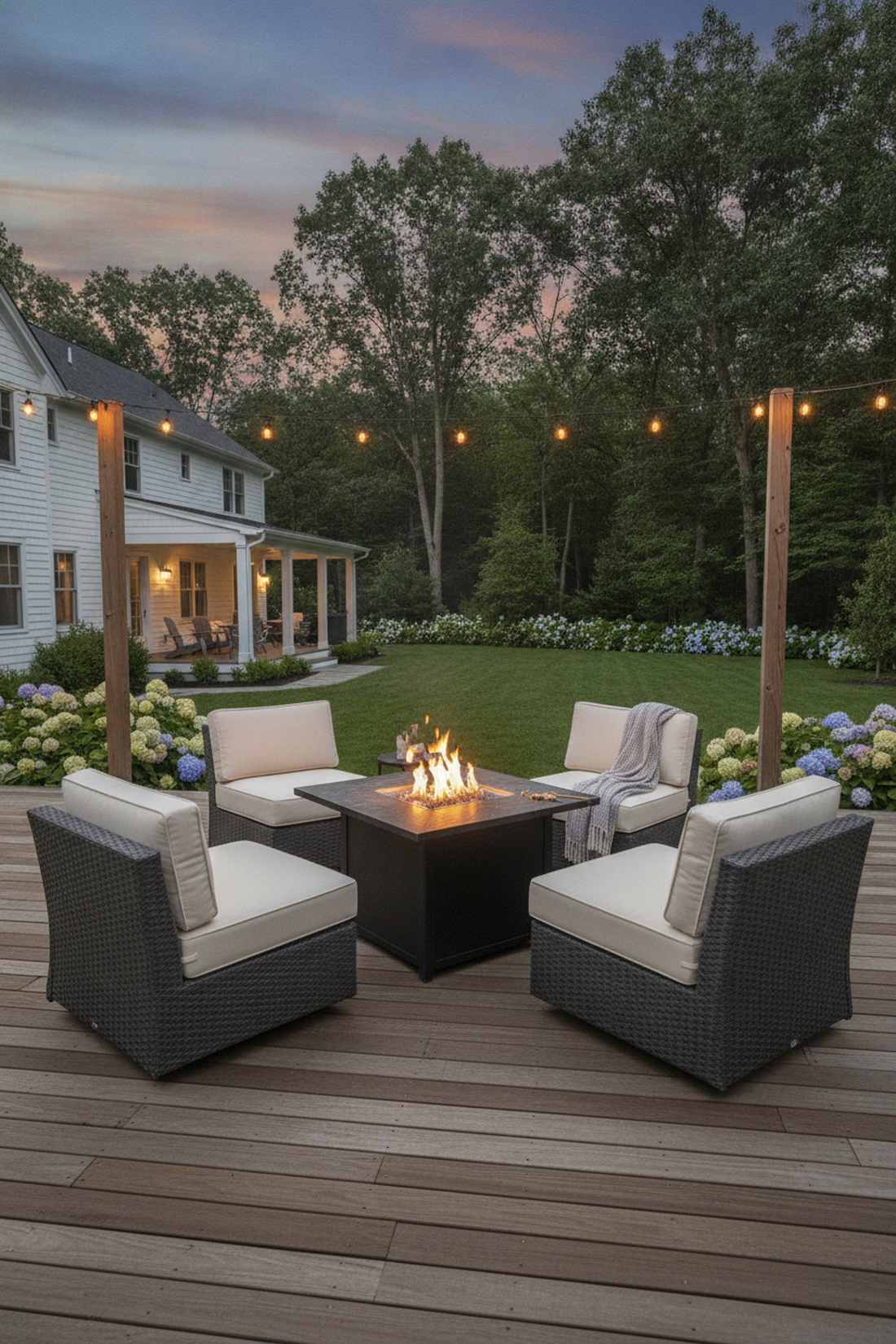 fire pit seating sets