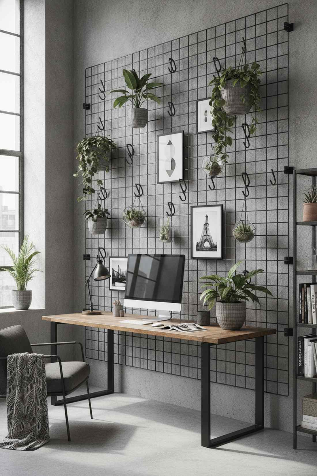 grid panel hook system