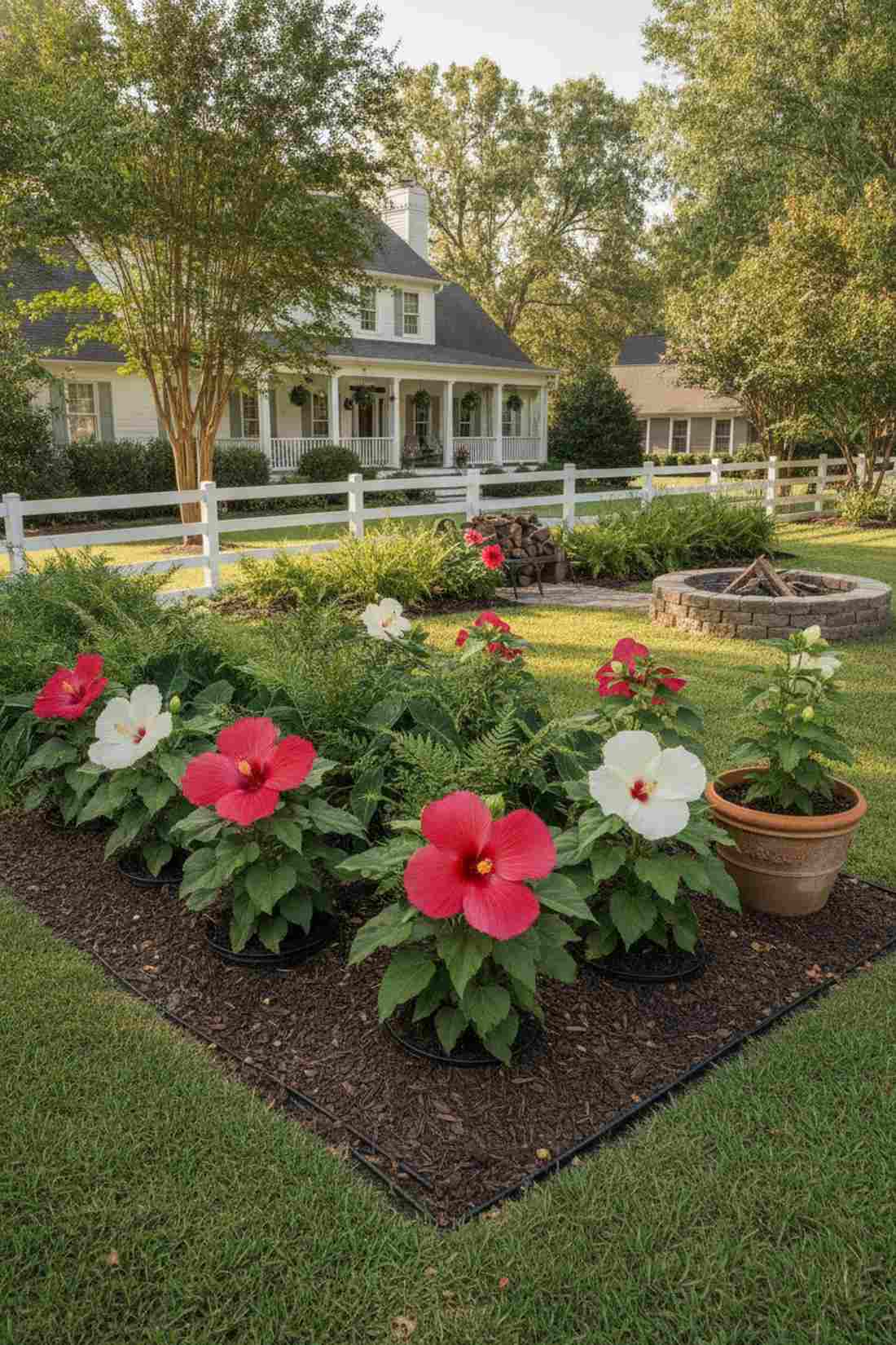 hibiscus dinner plate blooms