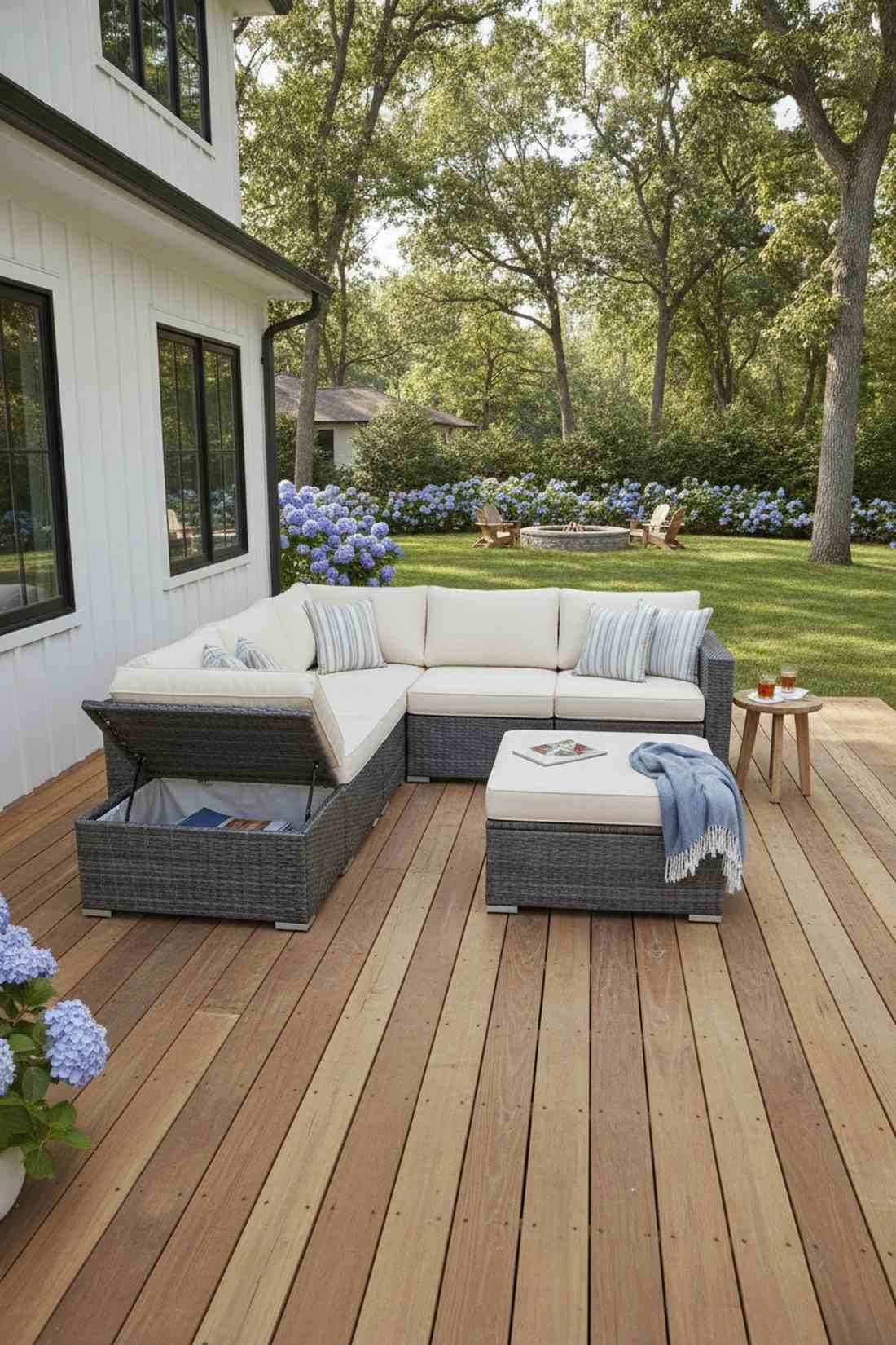 l shaped sectional with ottoman