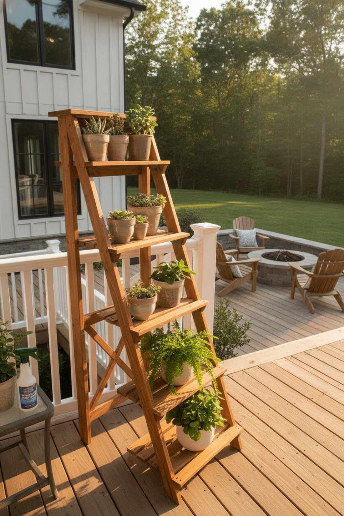 ladder style plant stands