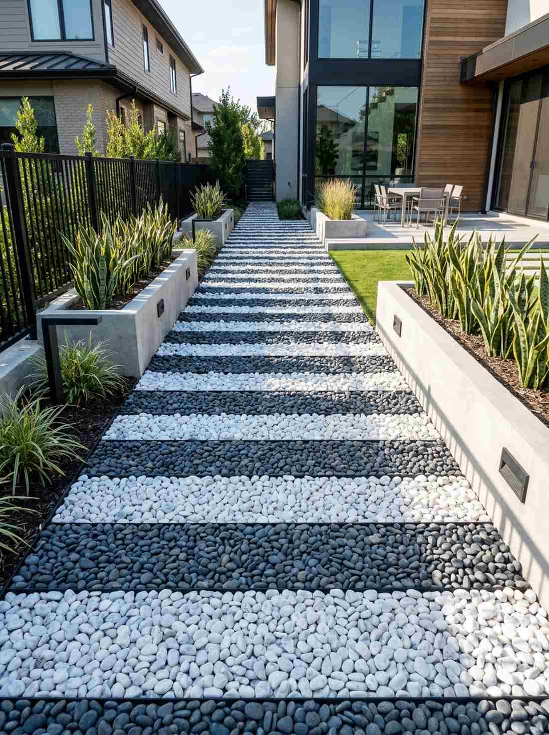linear stripe modern