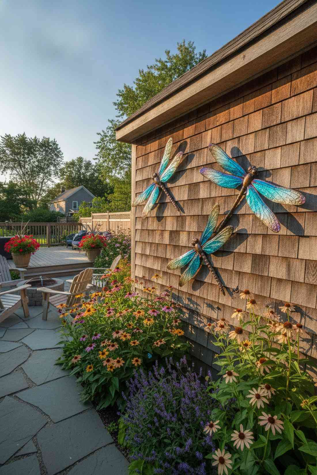 metal dragonfly wall sculpture