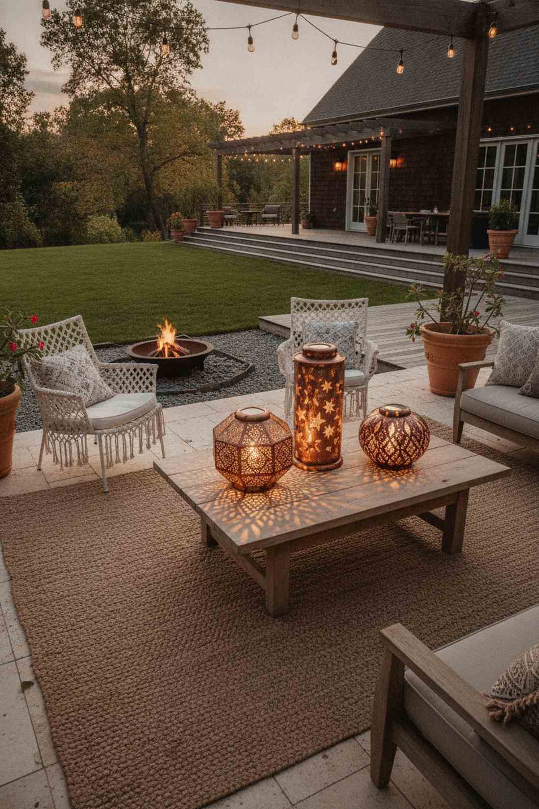 moroccan lantern table lights