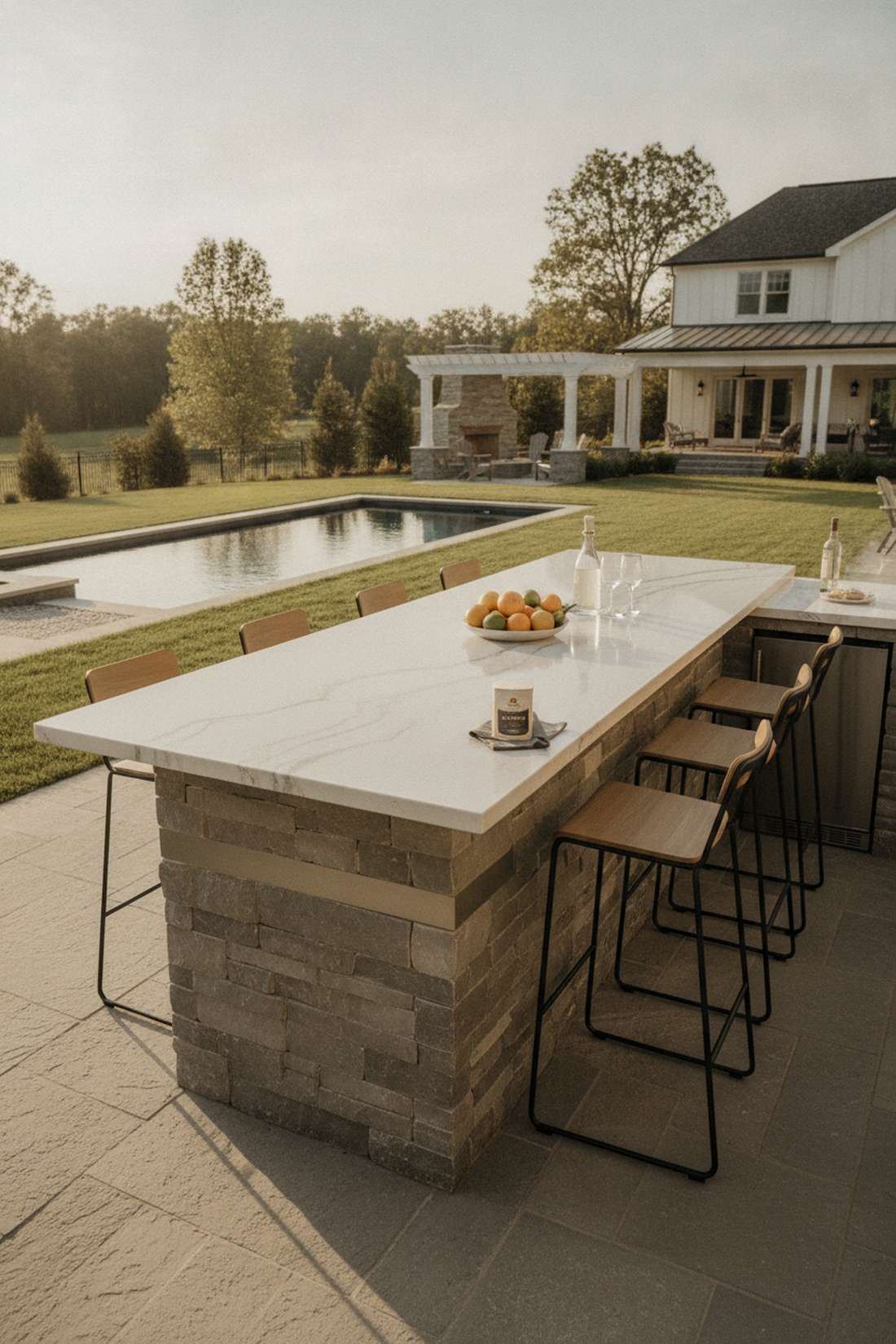 quartz composite bar top