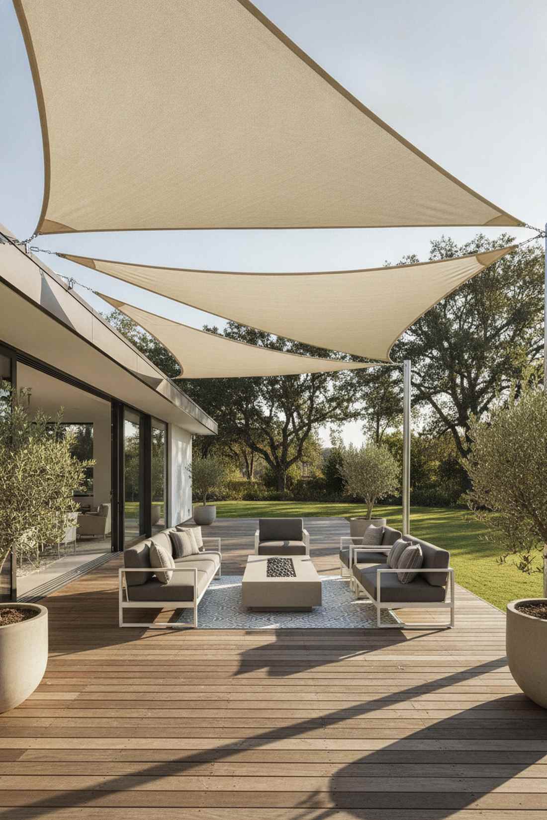 shade sail canopy system