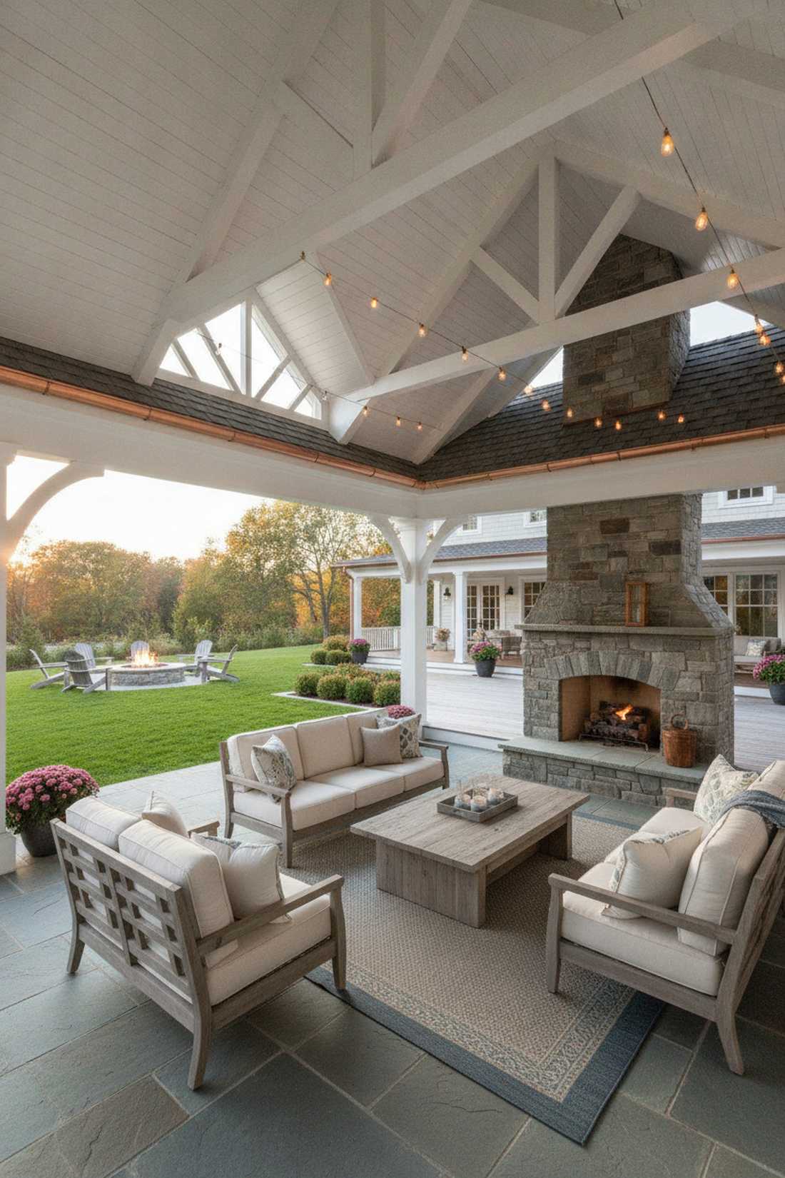 shingled roof pergola