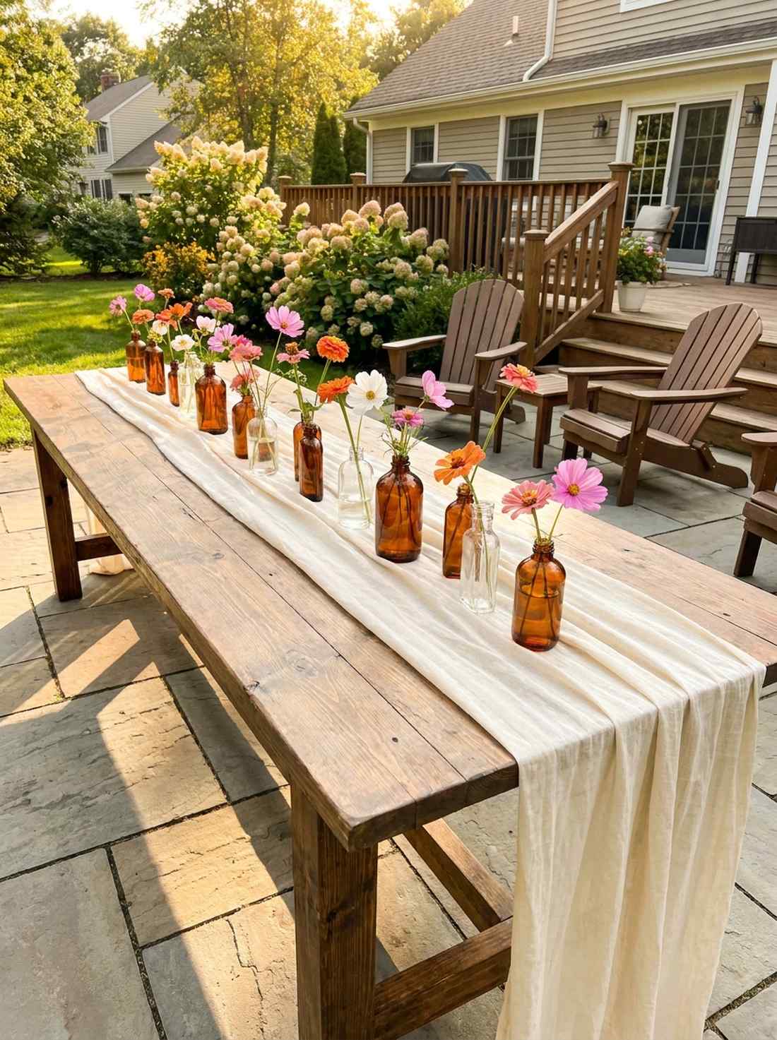 single stem wildflower bud vases