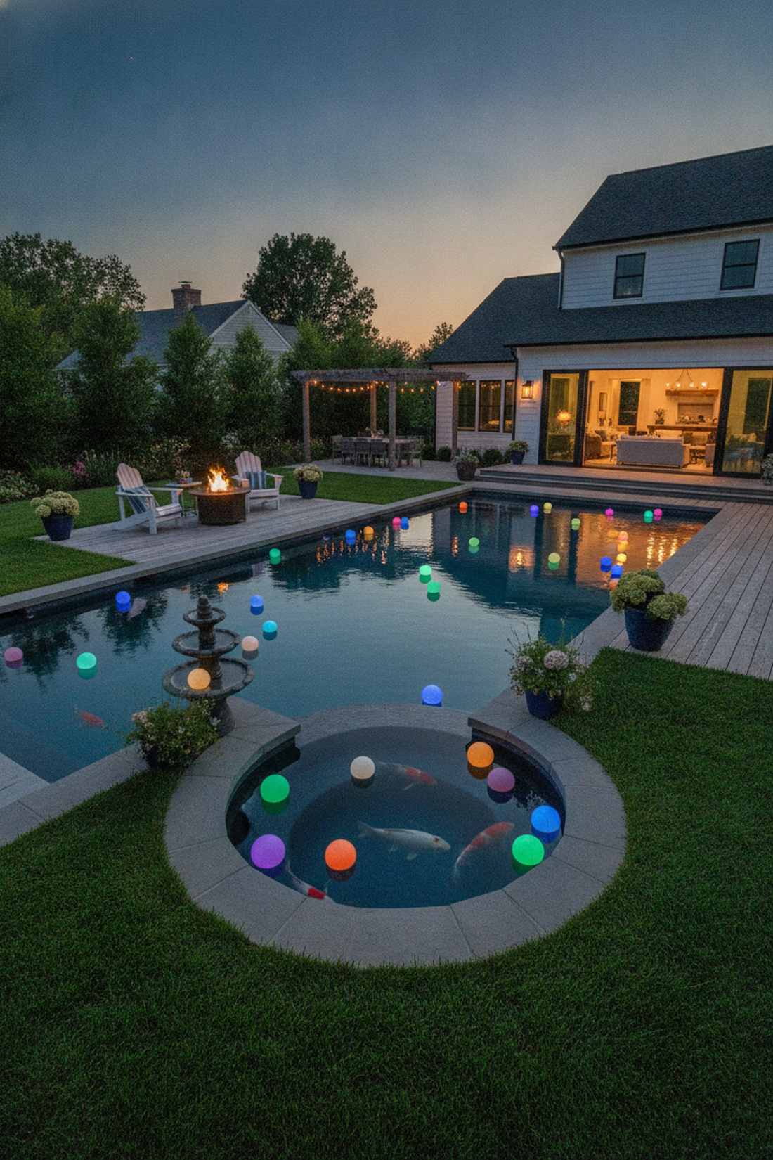 solar floating pool lights