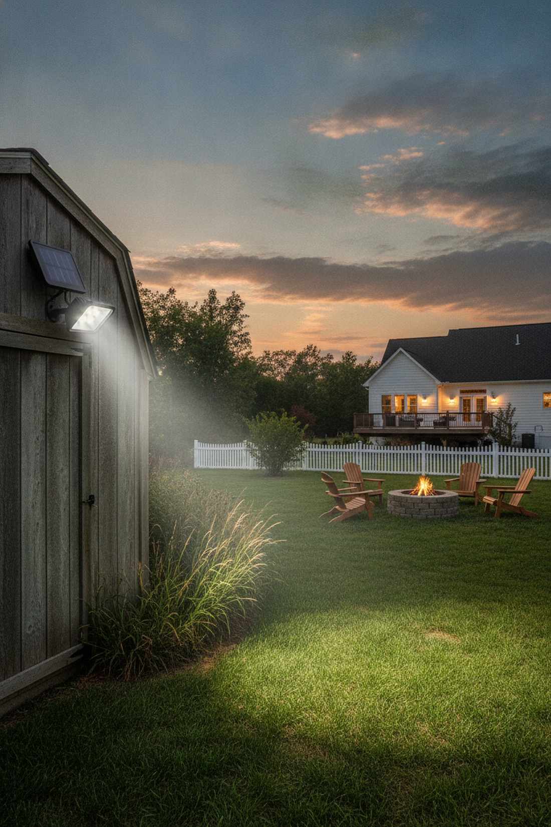 solar powered security lights