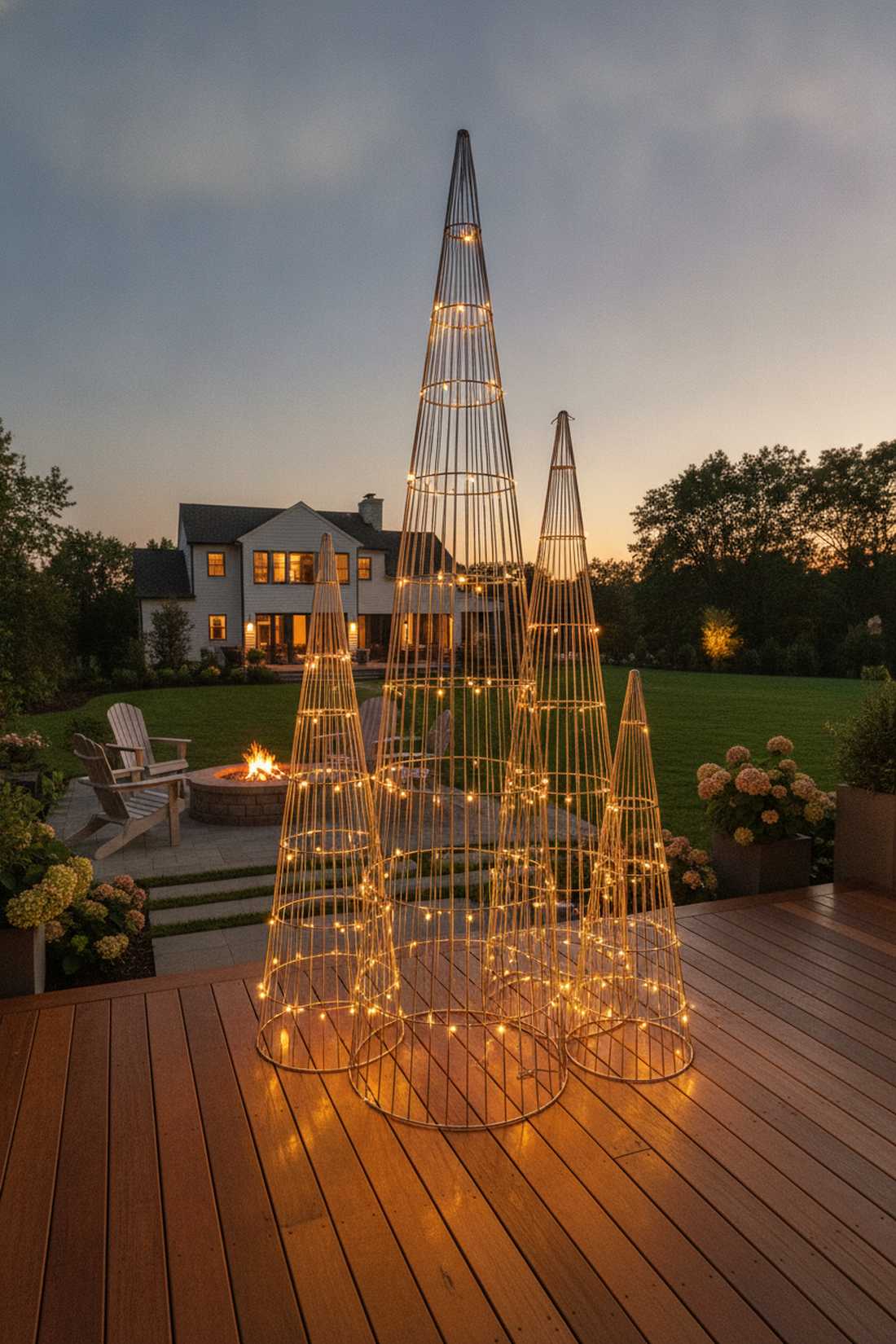 tomato cage light tree