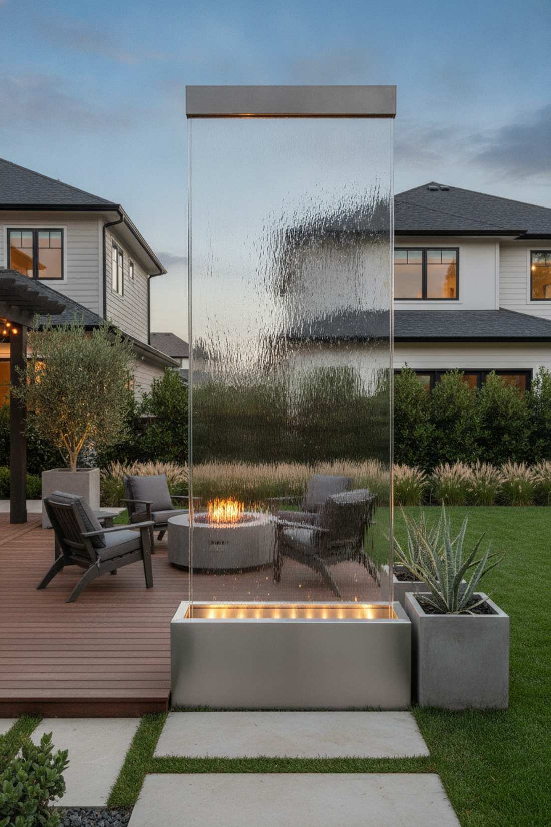 vertical waterwall panel