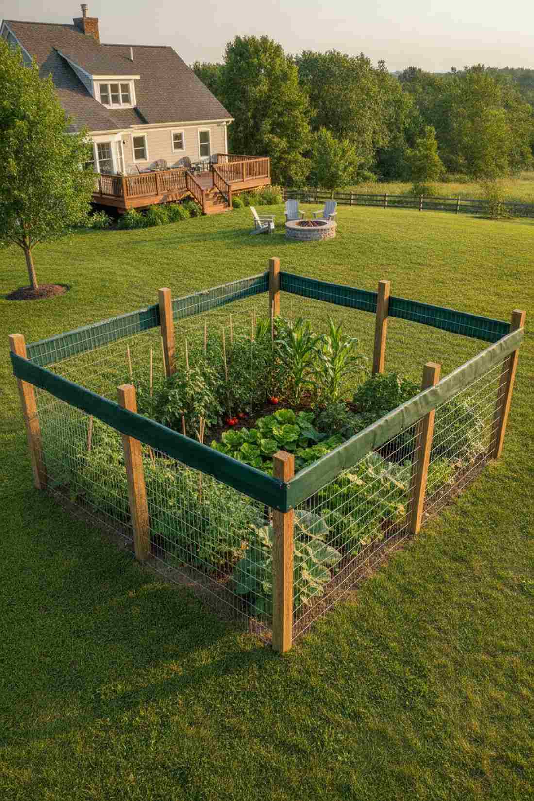 welded wire mesh fence