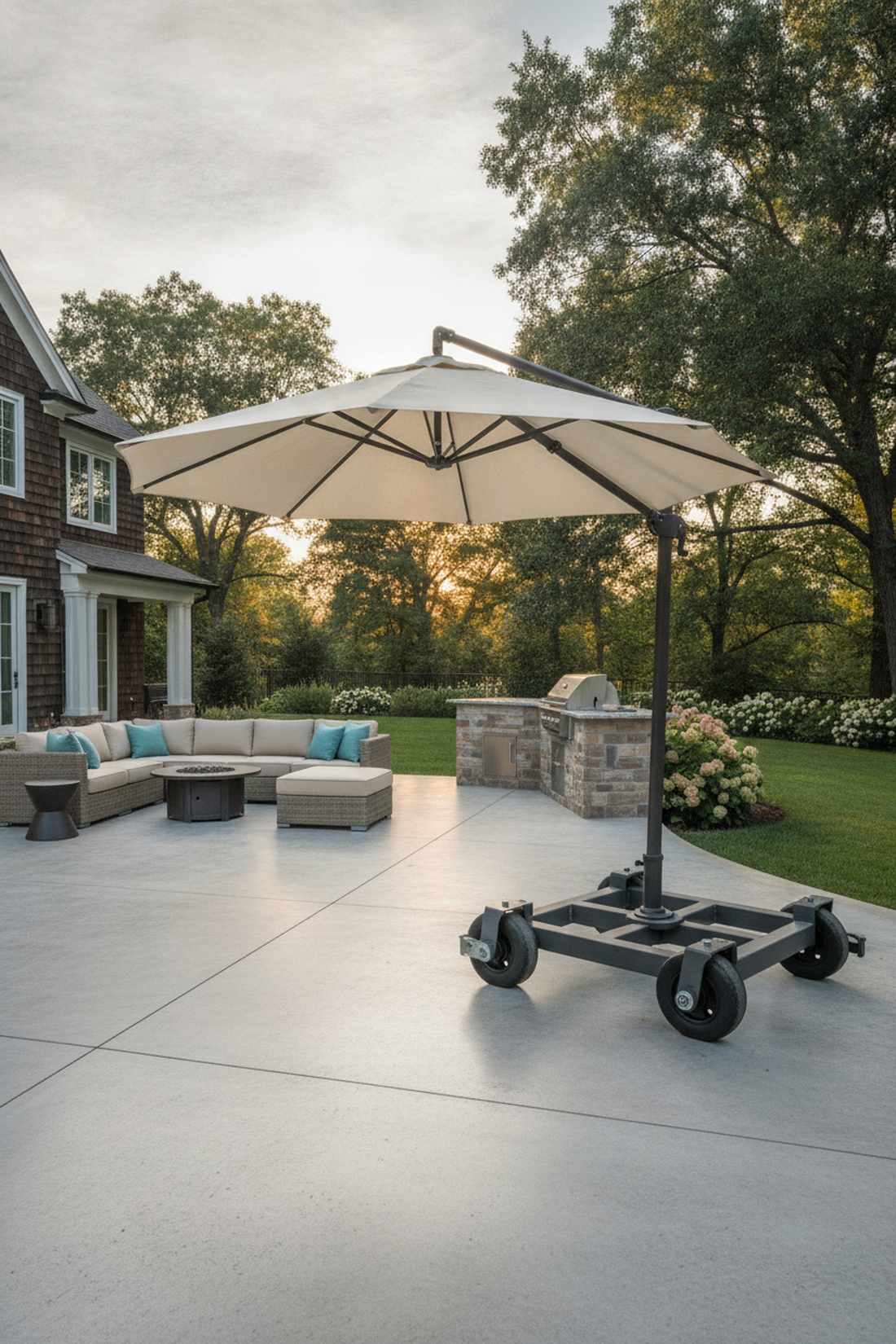 wheeled base trolleys