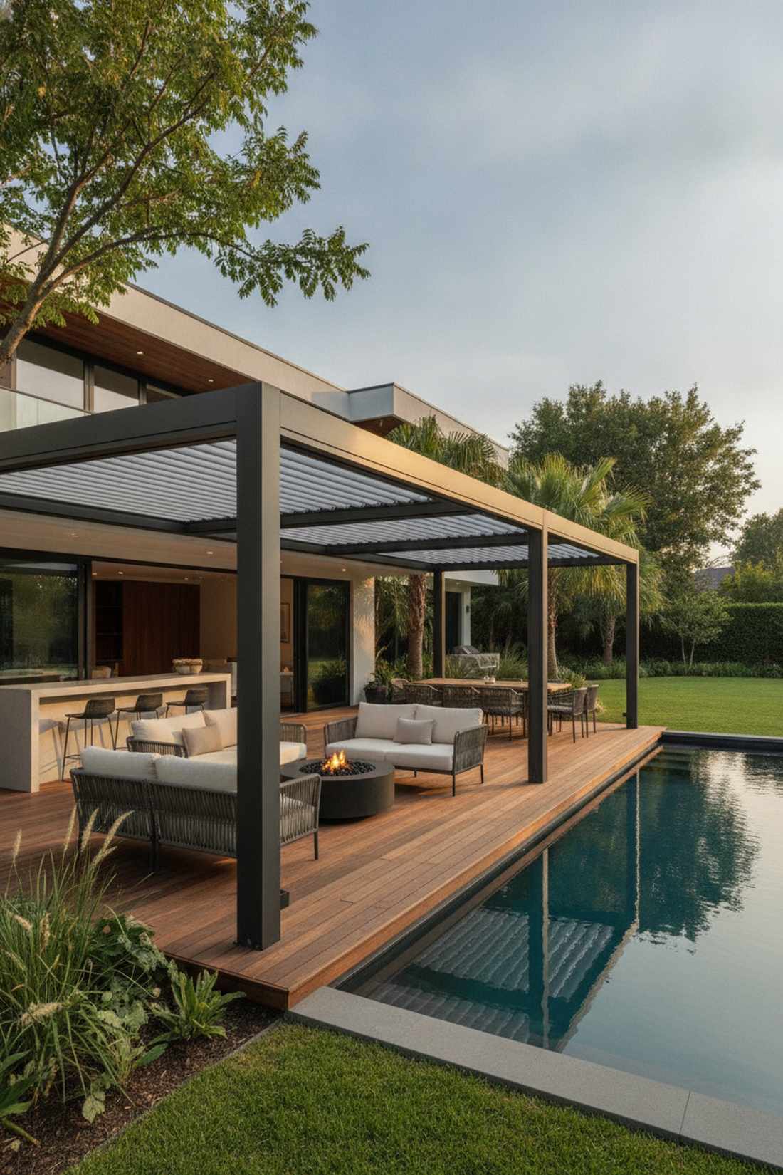 adjustable louvered roofs