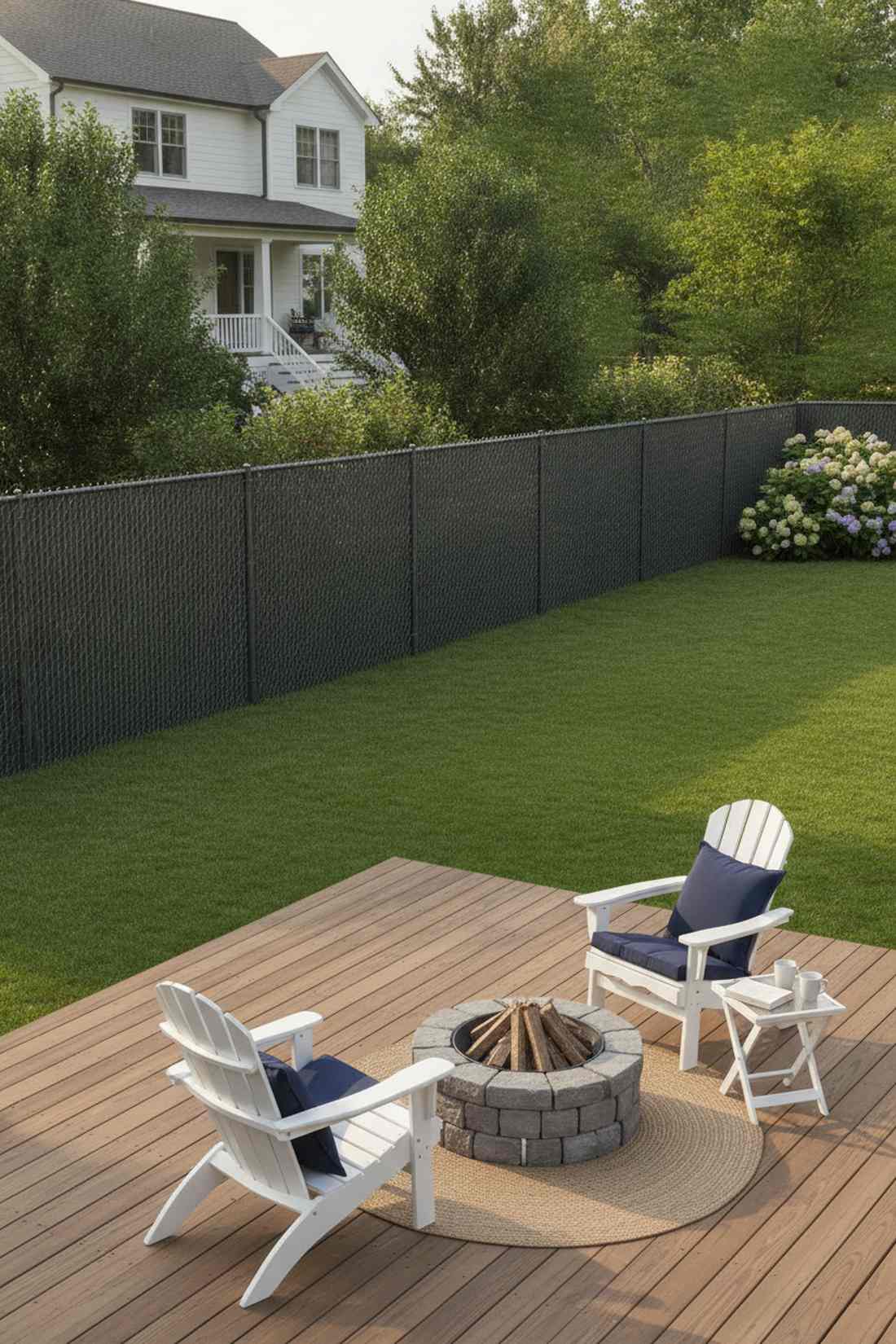 aluminum privacy slats in chain link