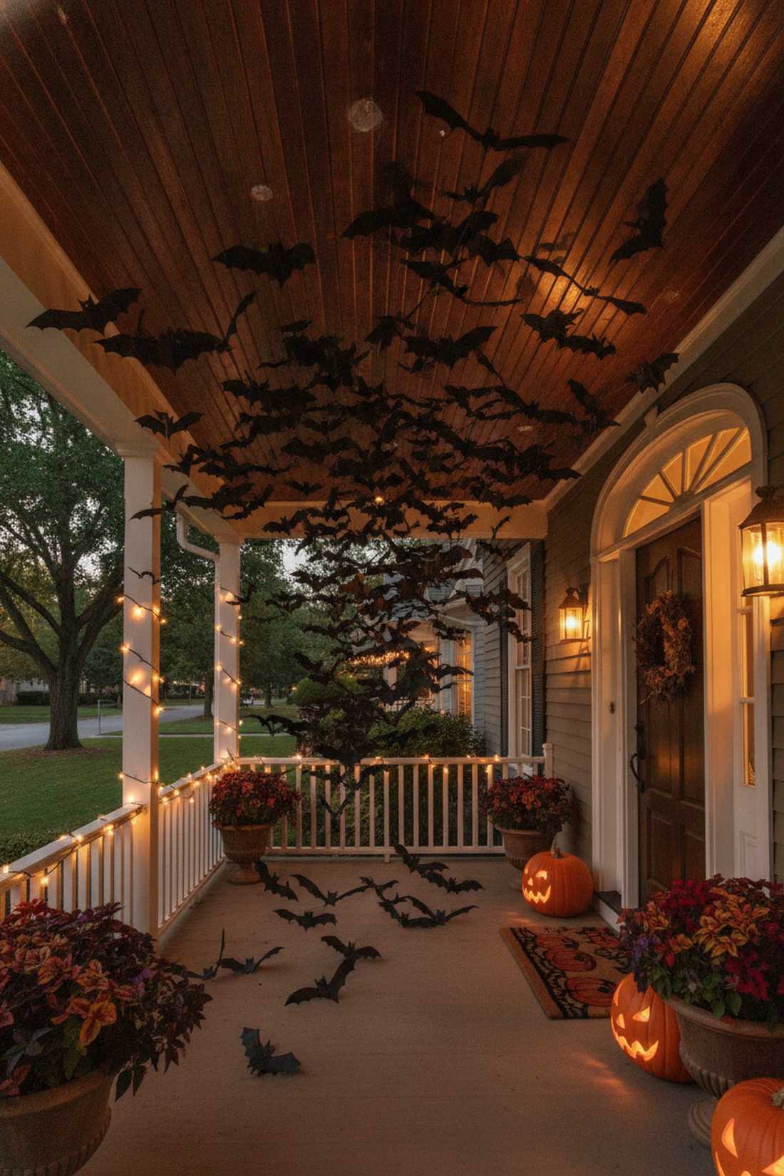 bat swarm display