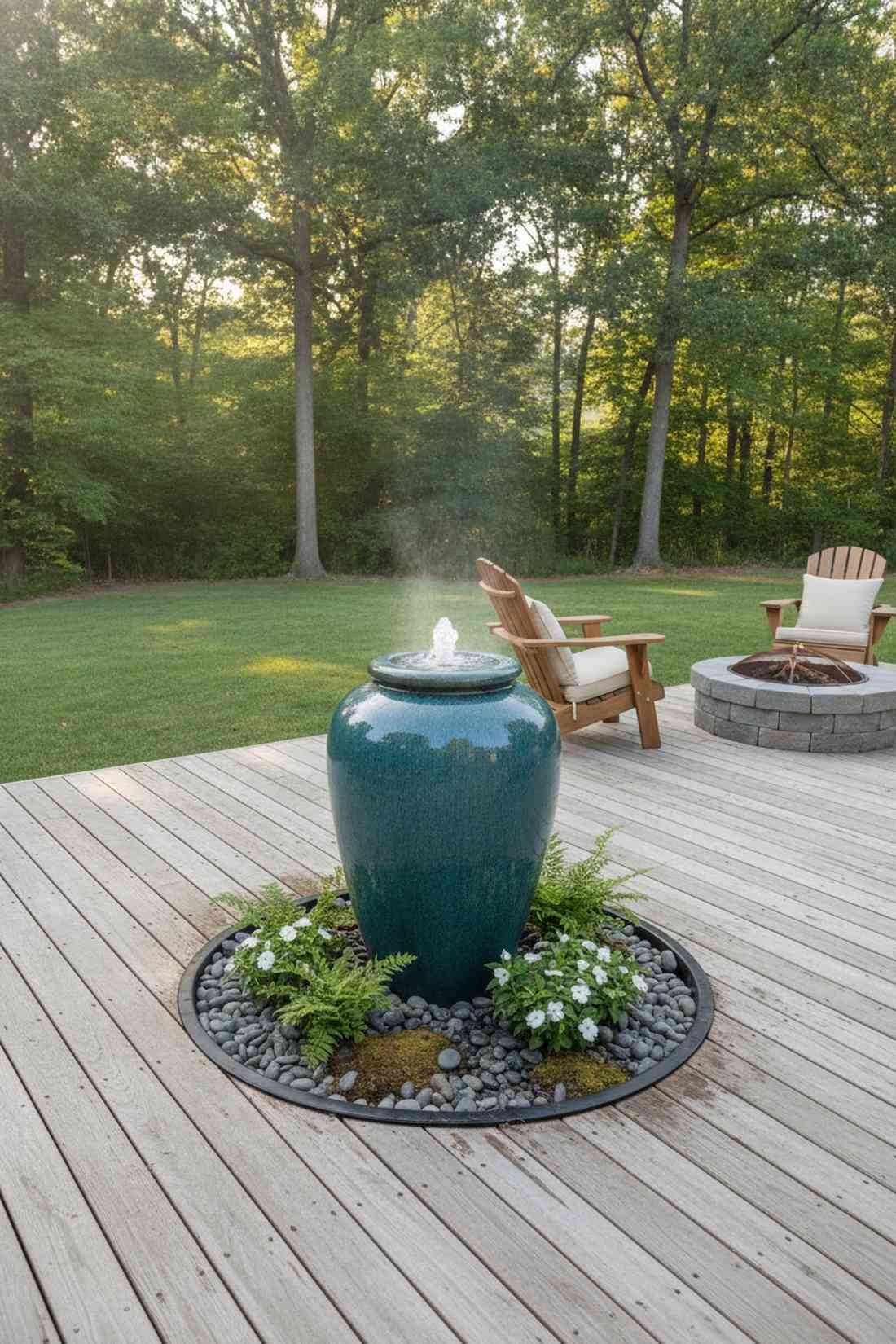 bubbling urn fountains