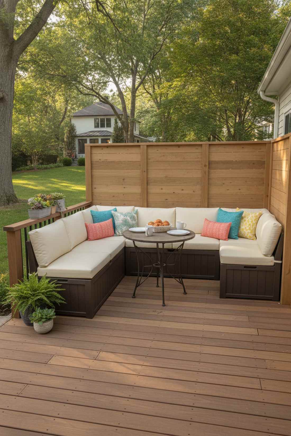 corner banquette nook