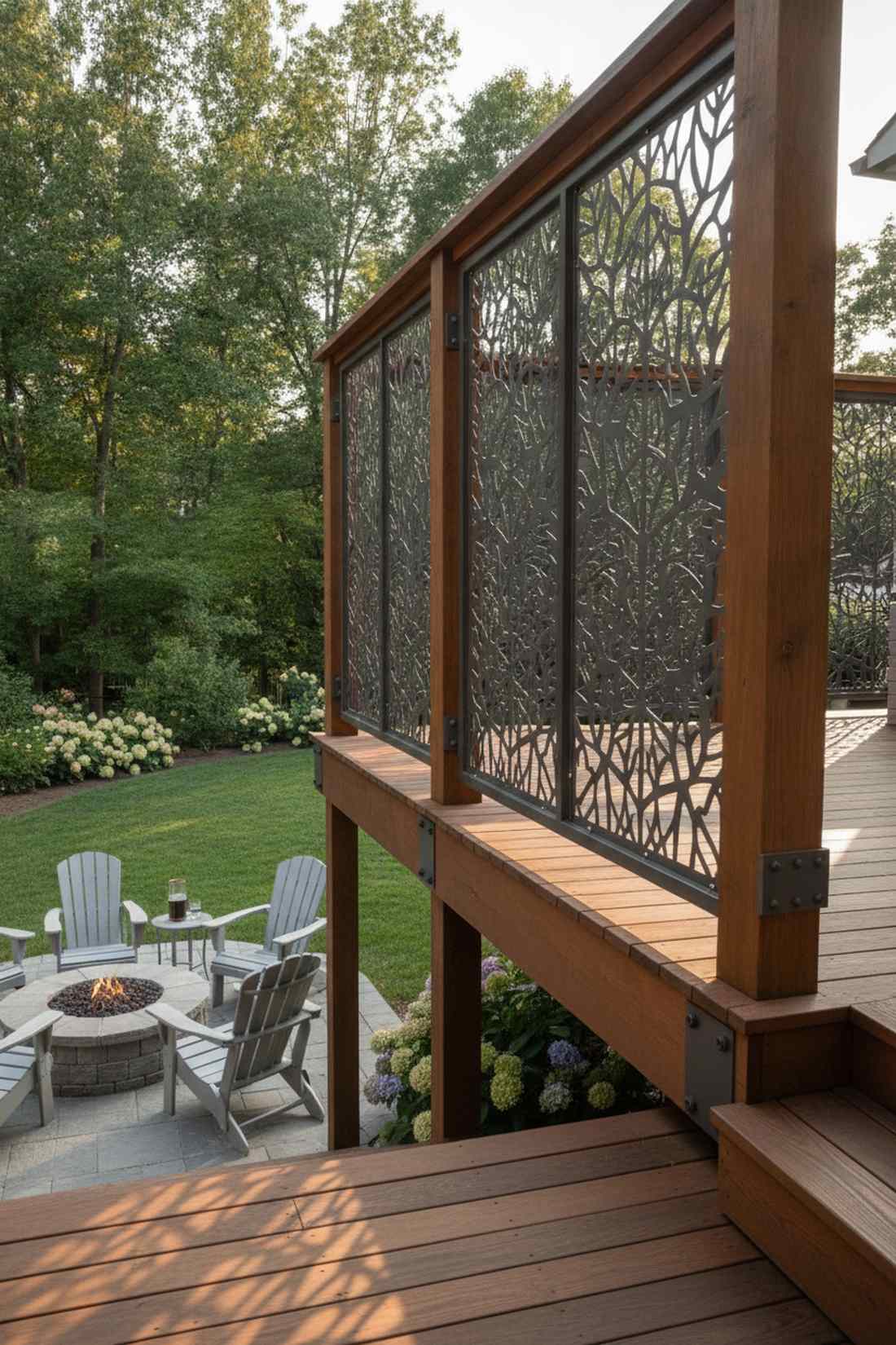 decorative metal privacy screens