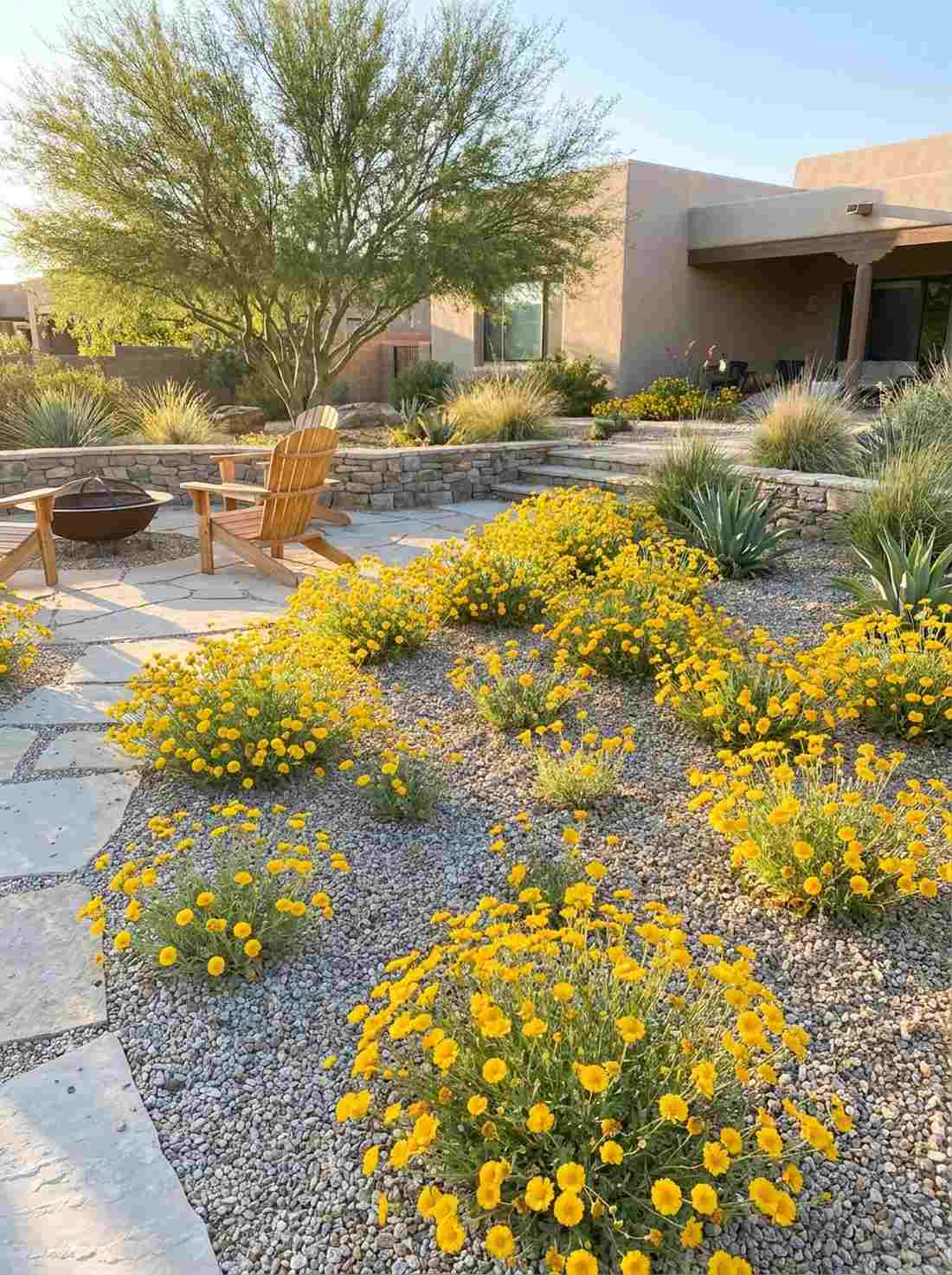 desert marigold color bursts