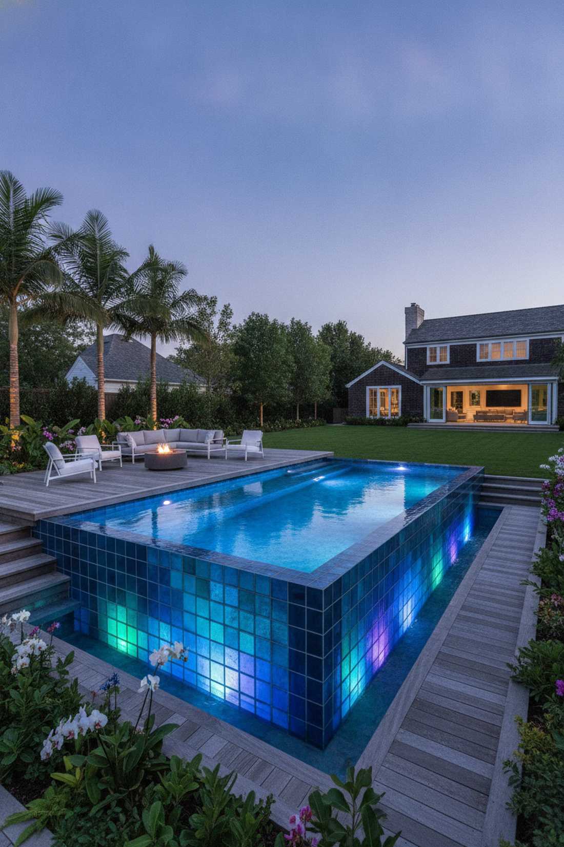elevated glass tile pools
