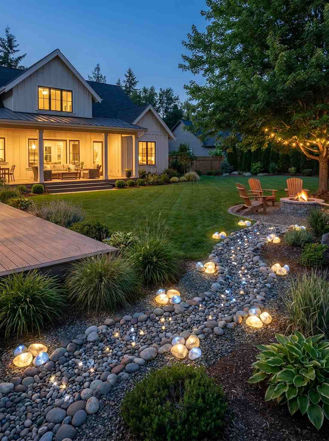 fiber optic rock lights