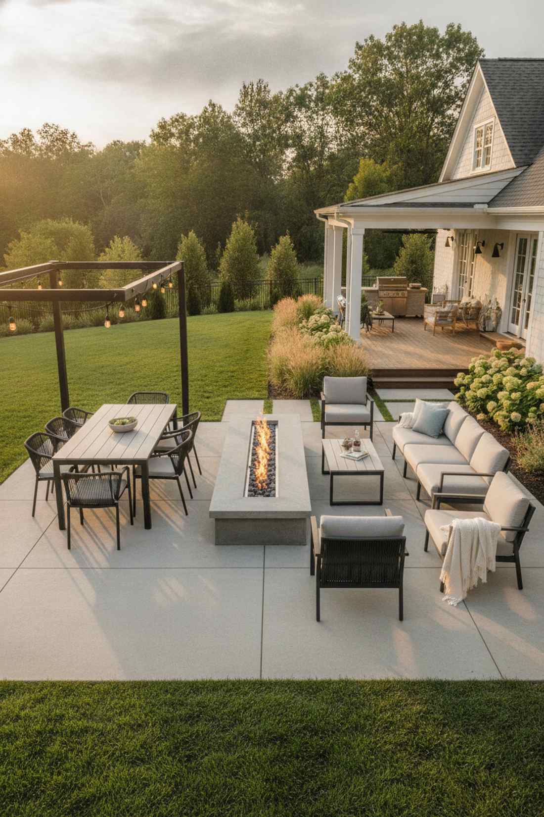 fire pit plus dining hybrid