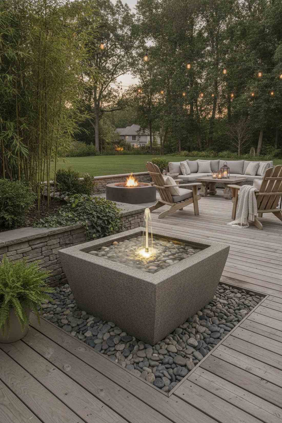 floating bubble fountain