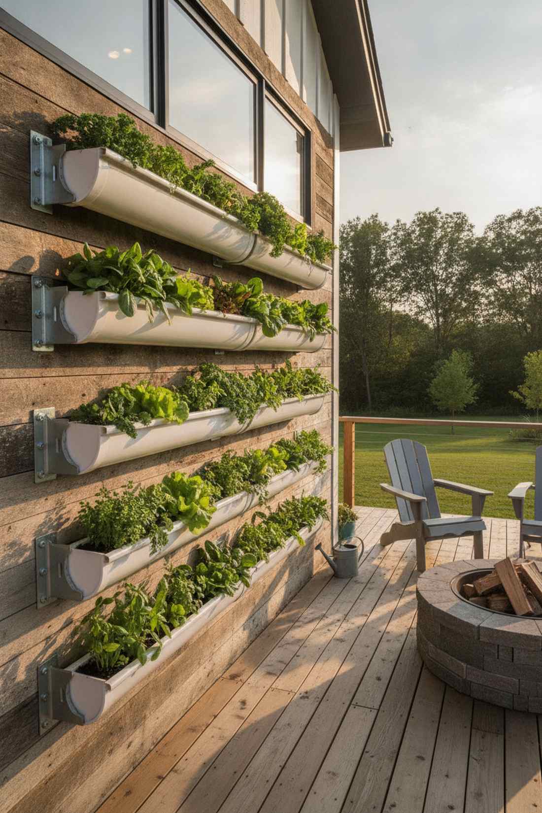 gutter garden arrays