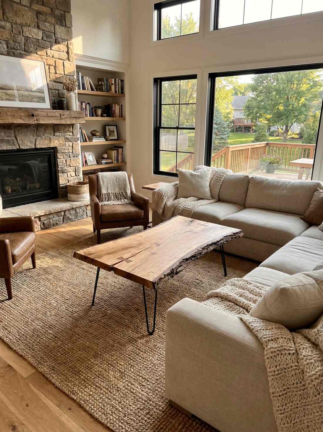 live edge wood tables