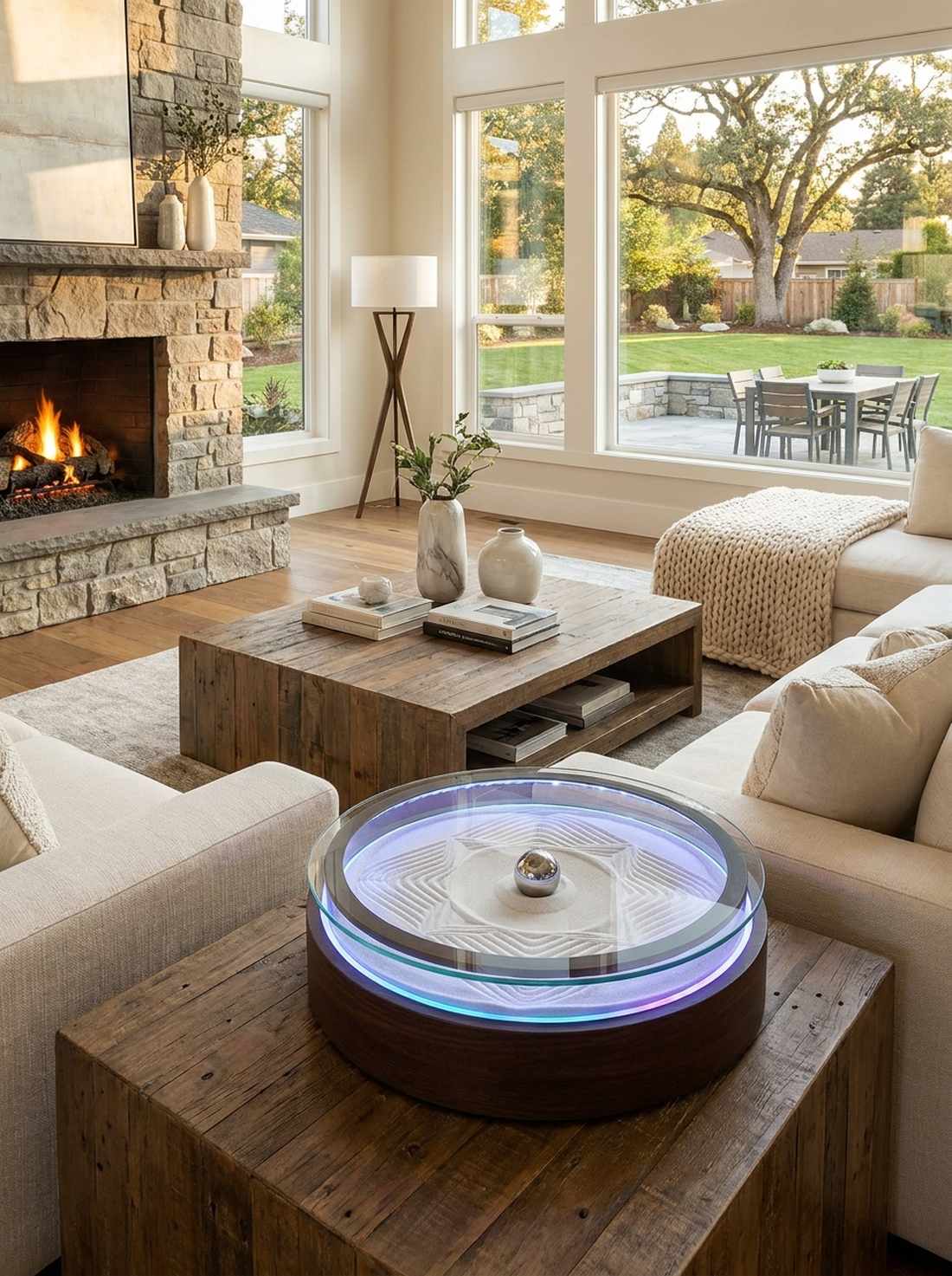 motorized automatic zen garden