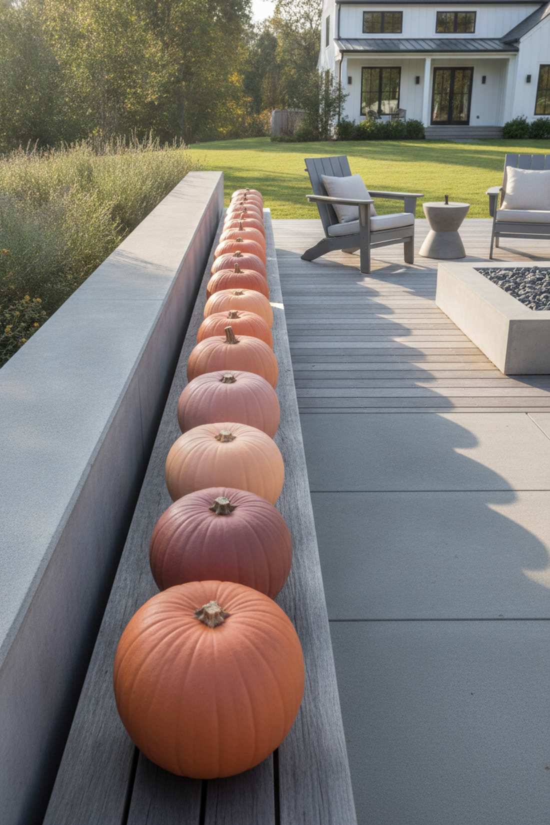 ombre pumpkin gradient