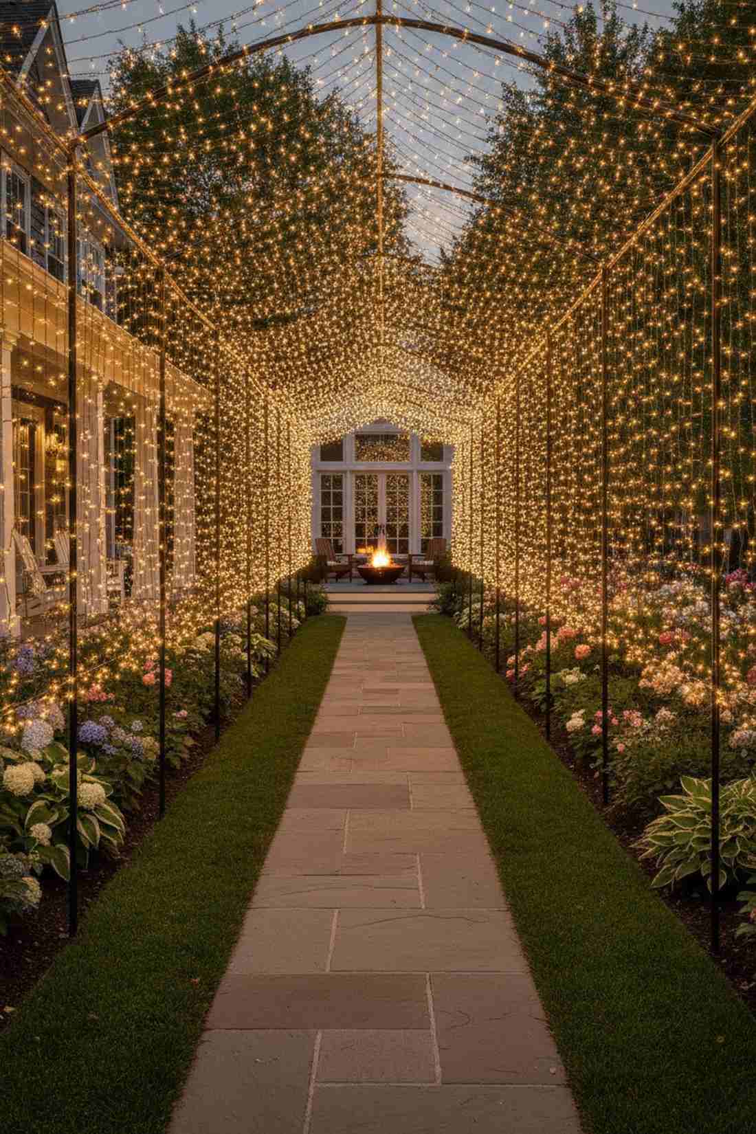 overhead pathway canopy