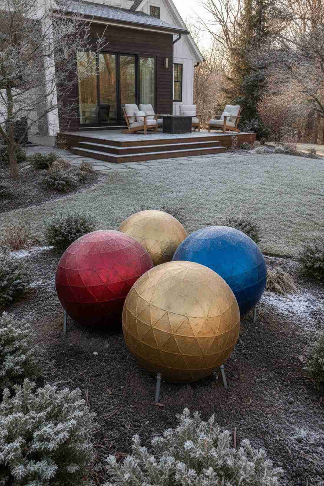 oversized ornament clusters