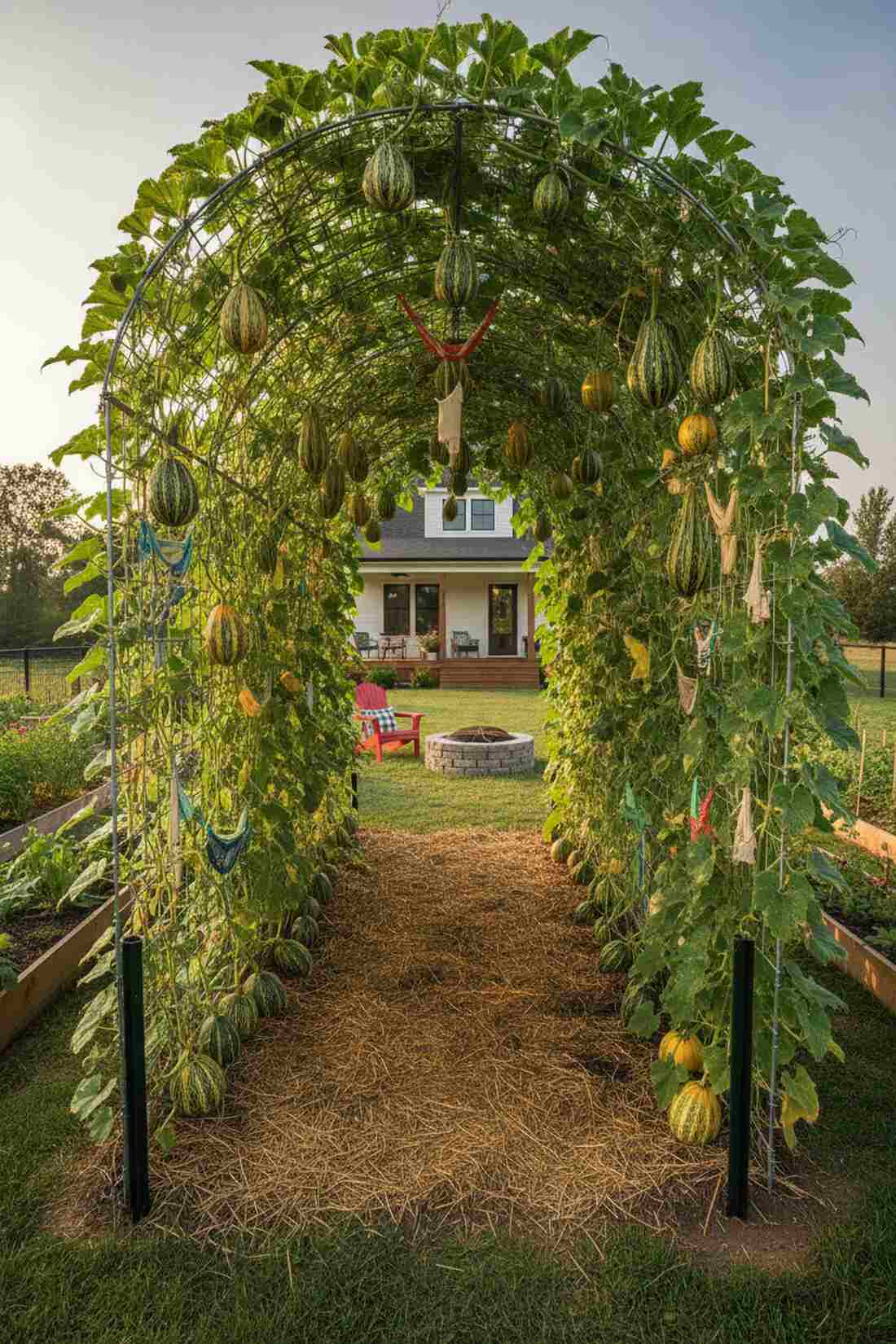 pvc conduit trellis