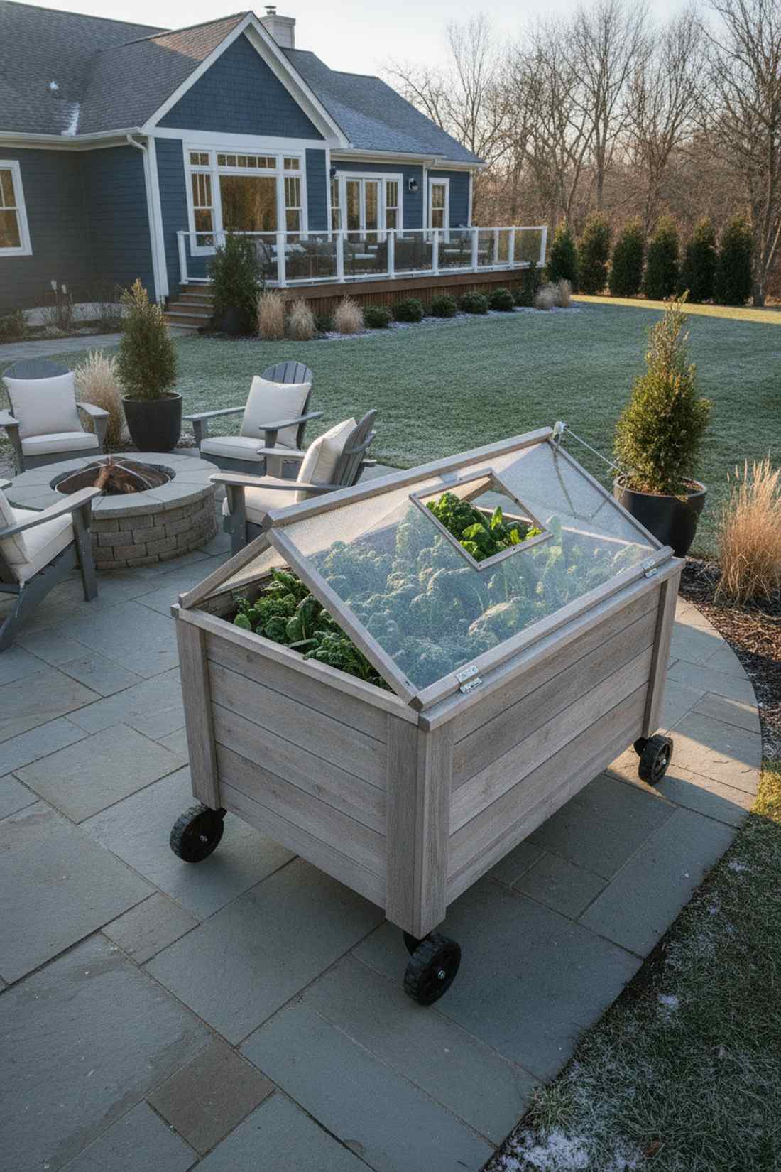 rolling cold frame bed