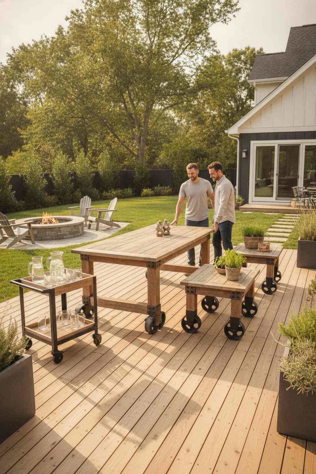 rolling furniture mobility